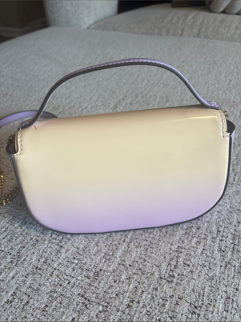 Tory Burch Lavender Gradient Crossbody with Gold Chain - Picture 4 of 7